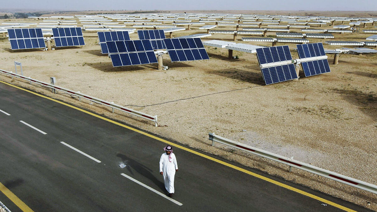 محطة طاقة شمسية في الخليج