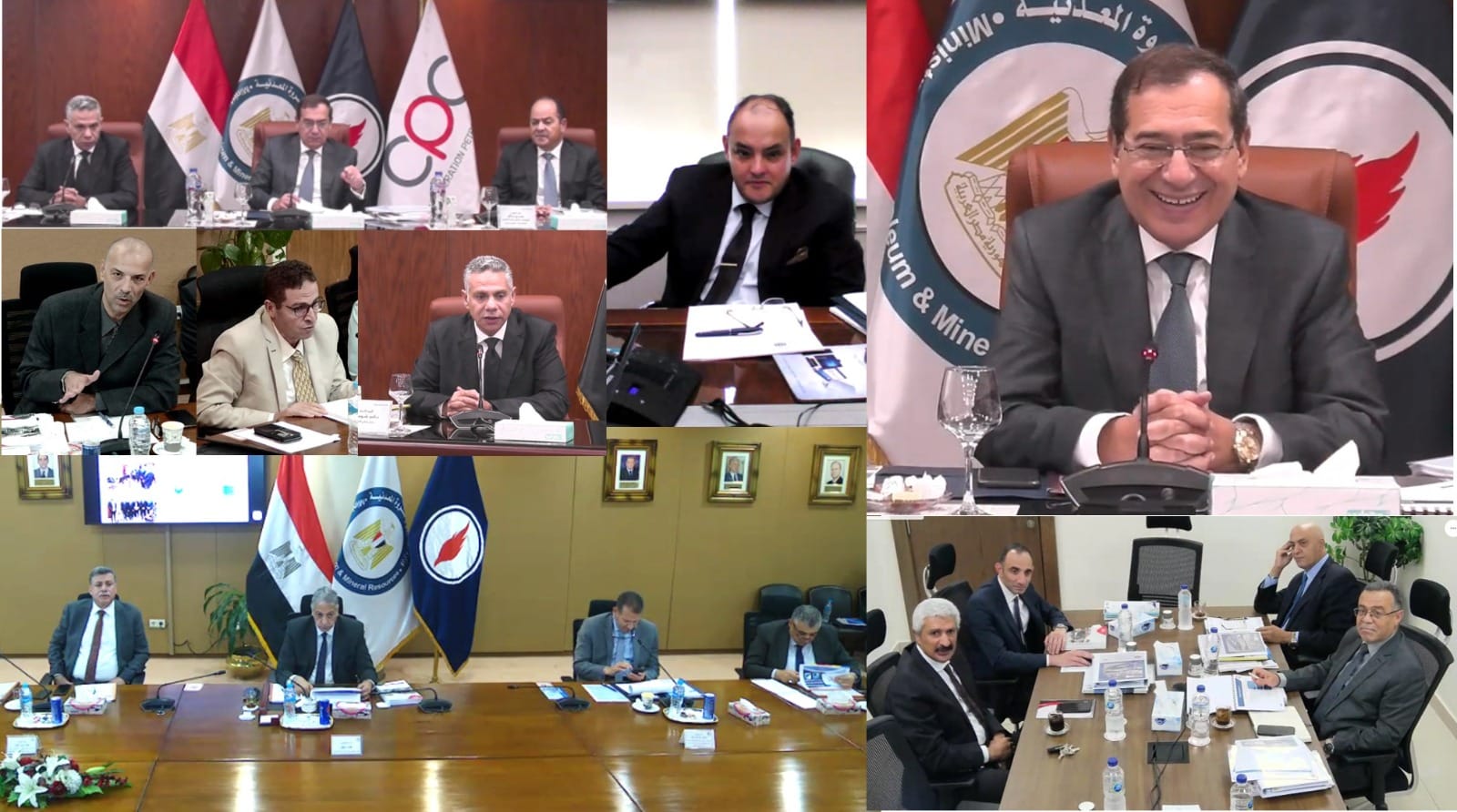 جانب من اجتماع الجمعية العمومية لشركات قطاع النفط المصري