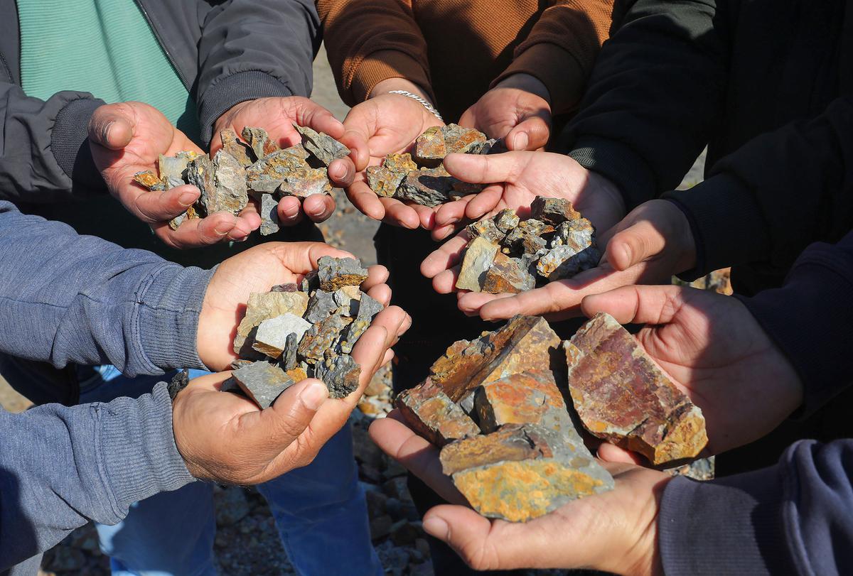 أحجار تحتوي على الليثيوم في الهند