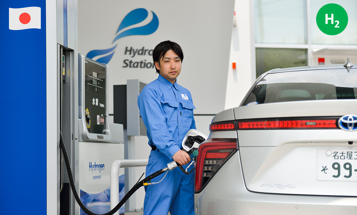 محطة للتزود بوقود الهيدروجين في اليابان