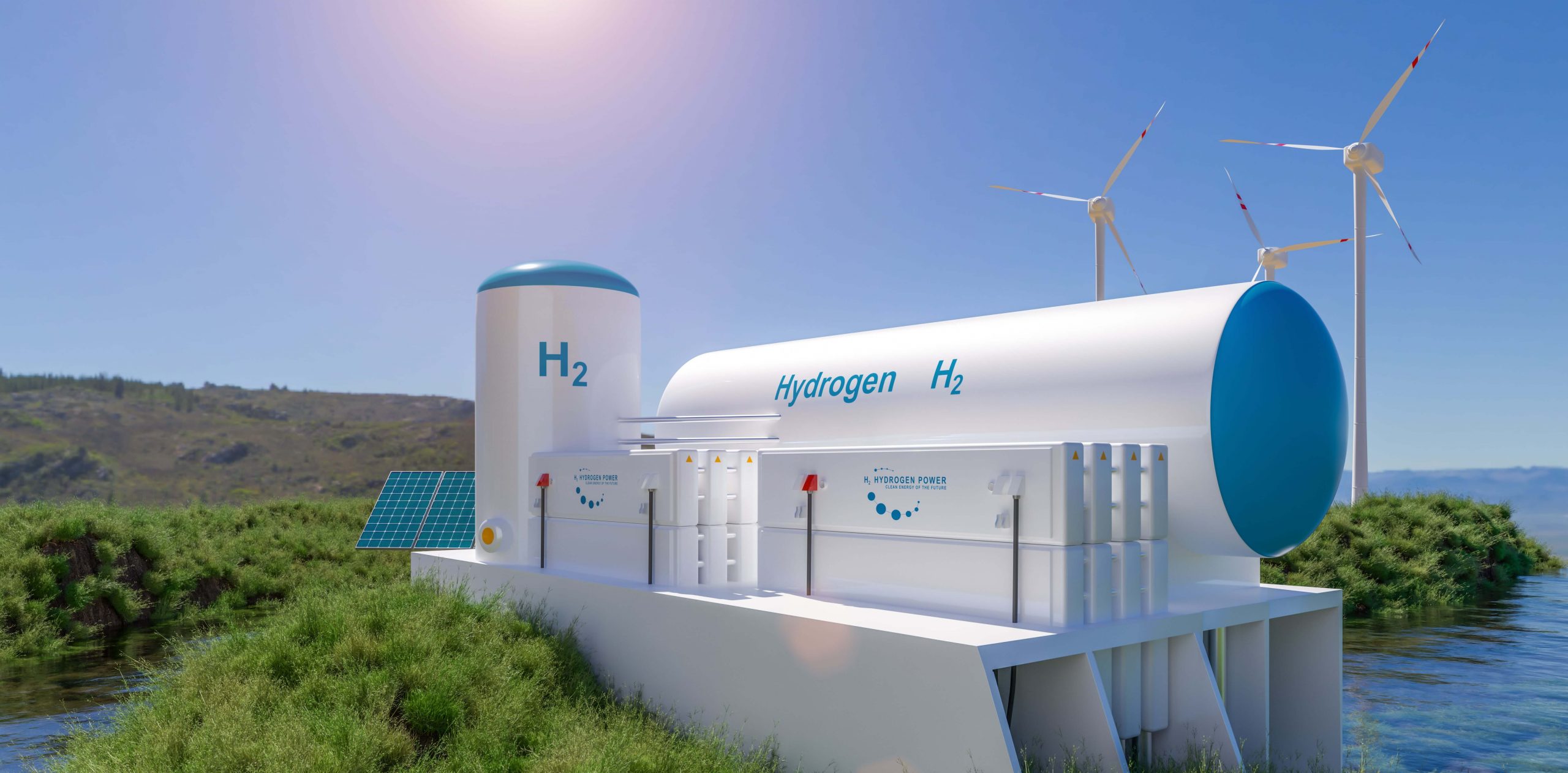 محطة لإنتاج الهيدروجين الأخضر