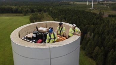 Photo of برج التوربين الخشبي.. ابتكار سويدي في مزارع الرياح يخفض 90% من البصمة الكربونية