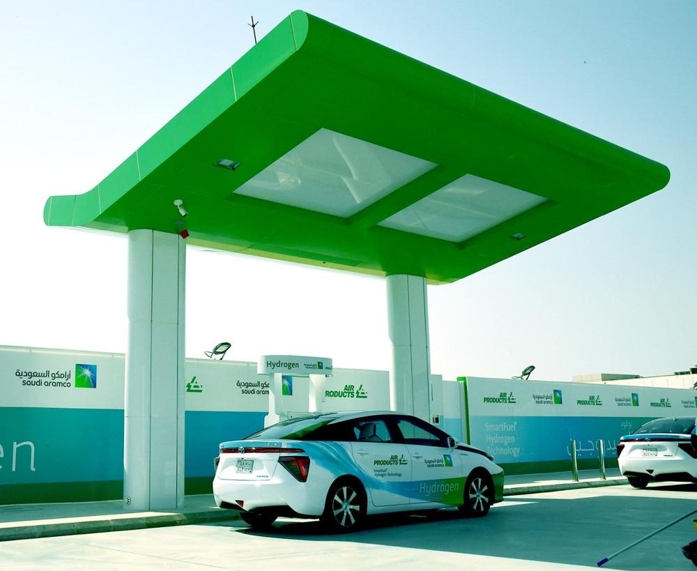 أول محطة للتزود بوقود الهيدروجين في السعودية
