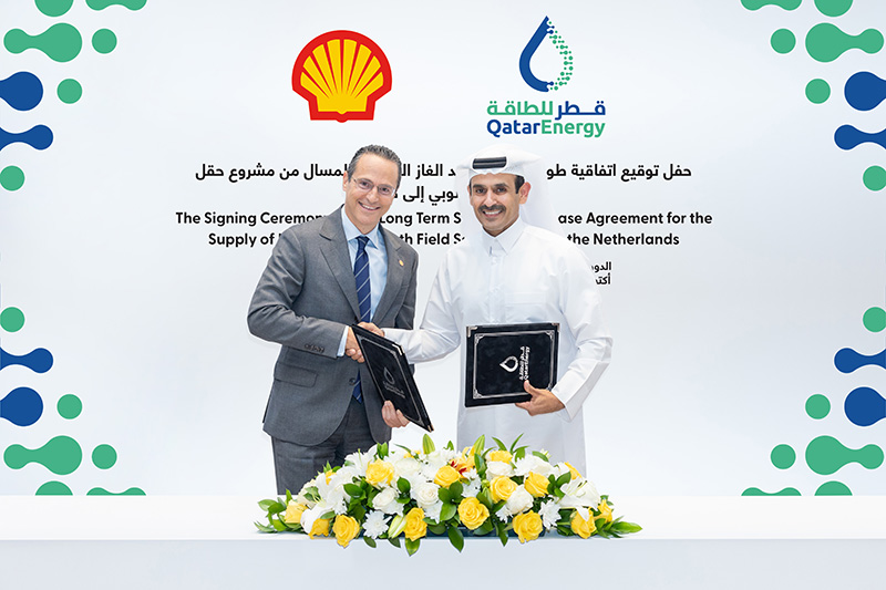 جانب من مراسم توفيع الاتفاقيات- الصورة من قطر للطاقة (18 أكتوبر 2023)