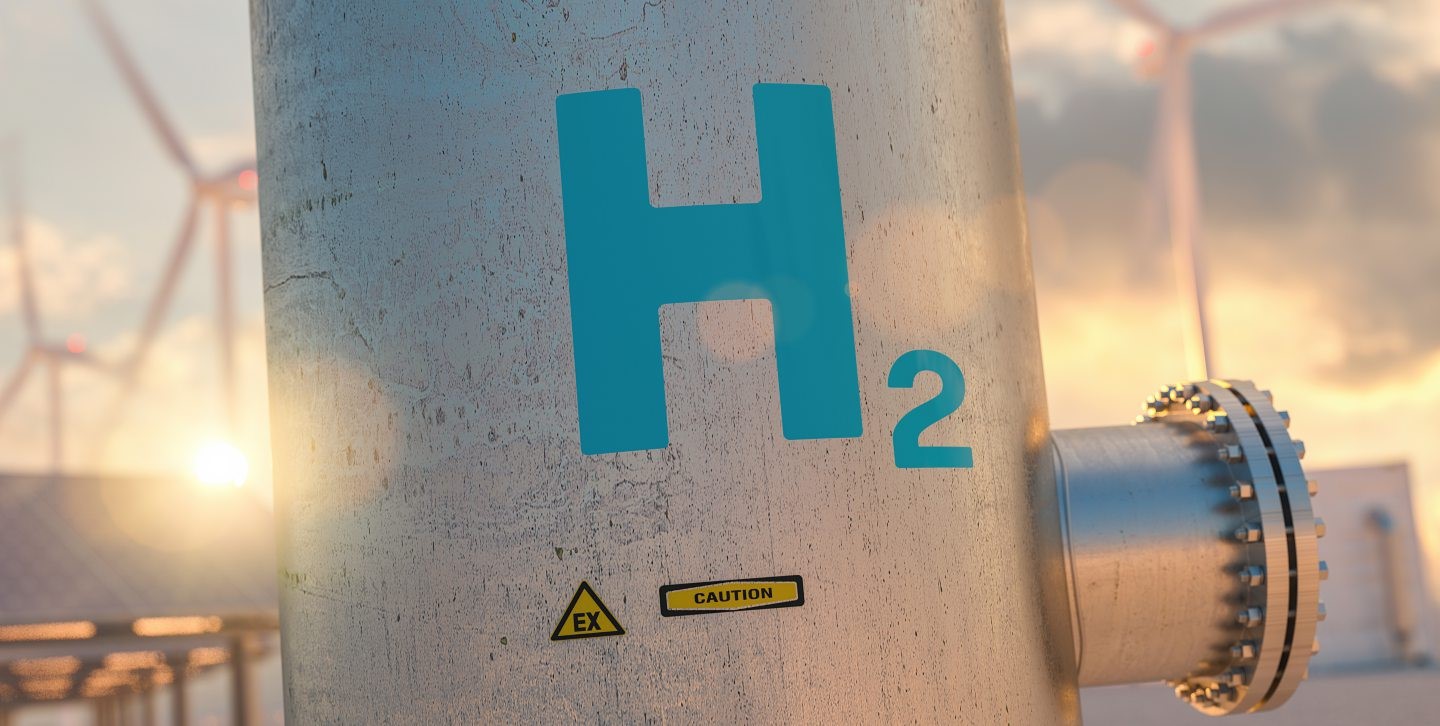 اسطوانة فولاذية لتخزين الهيدروجين 
