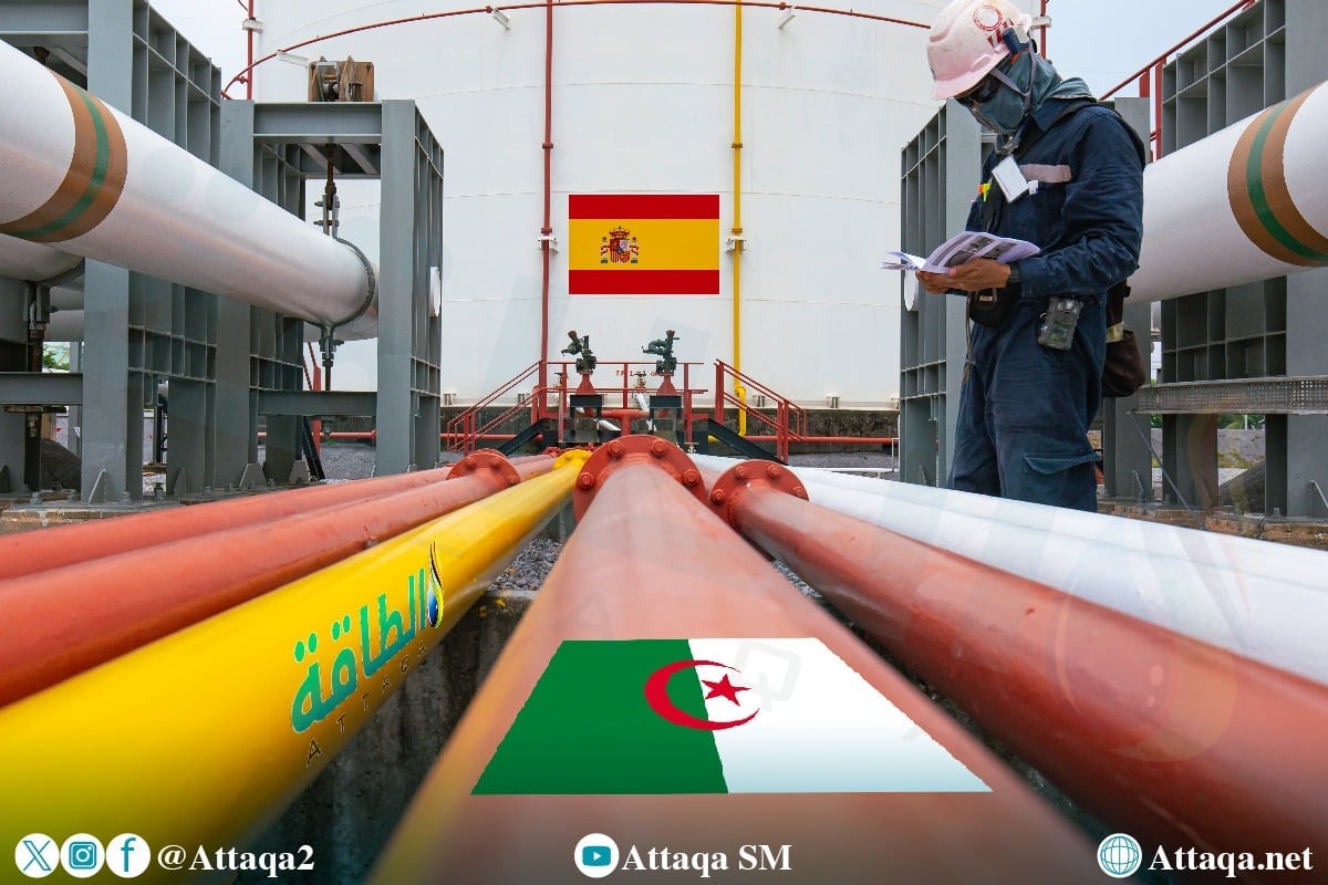 واردات إسبانيا من الغاز المسال 