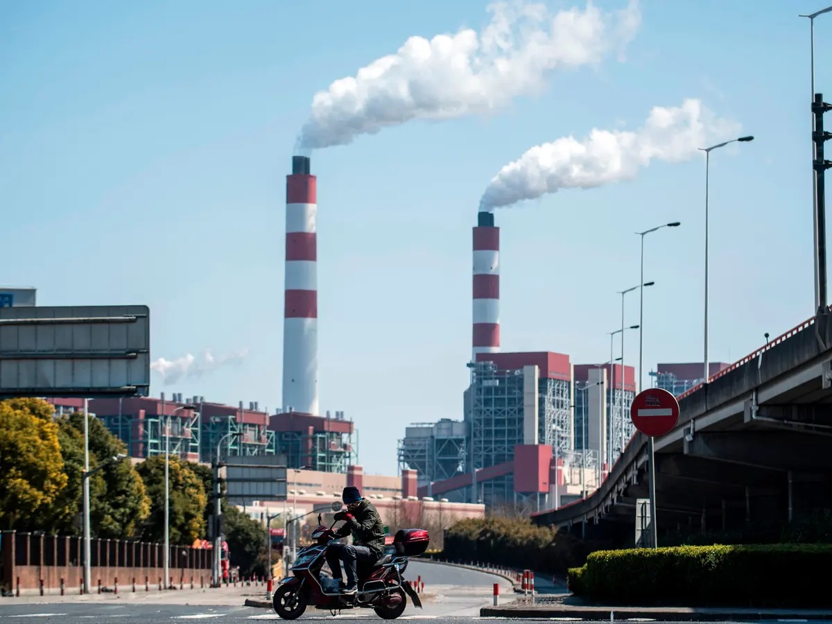 محطة لتوليد الكهرباء بالفحم في شنغهاي