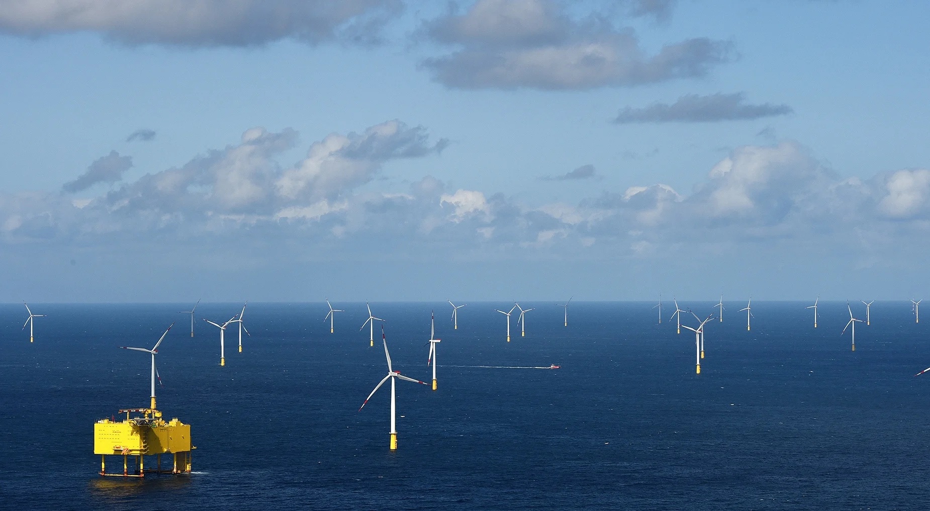 طاقة الرياح البحرية في بحر الشمال