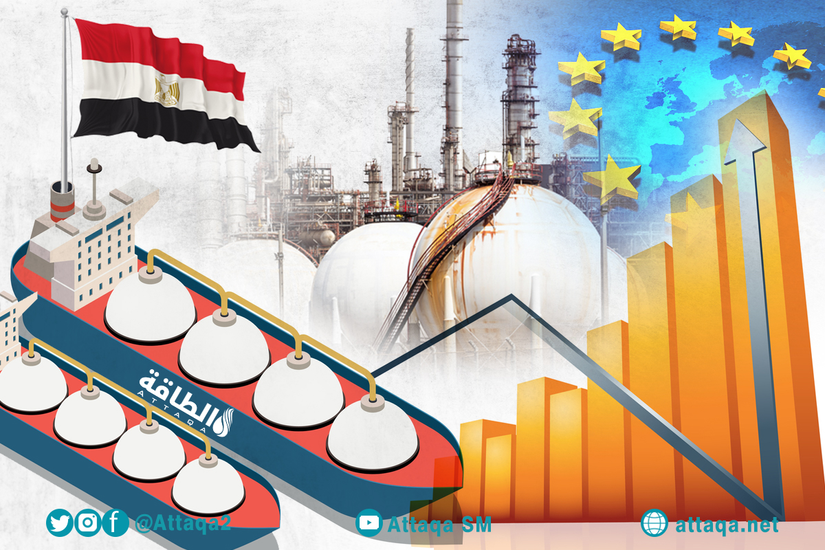 صادرات الغاز المسال المصرية إلى أوروبا