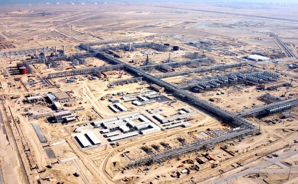 جانب من حقل الغوار النفطي في السعودية