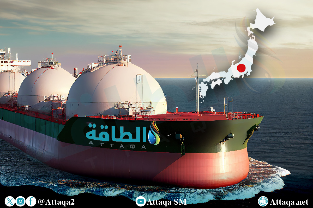 واردات اليابان من الغاز المسال