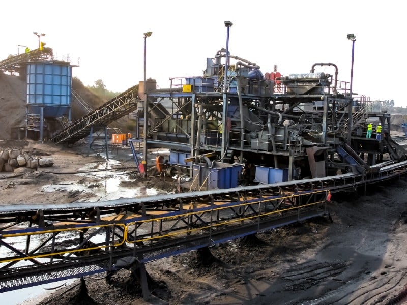 تعدين الفحم في مدينة ويتبانك بجنوب أفريقيا