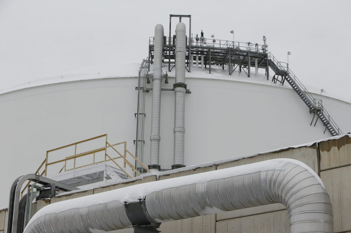 خطوط أنابيب الغاز الأميركية لتغذية لمحطة الإسالة بولاية ماريلاند