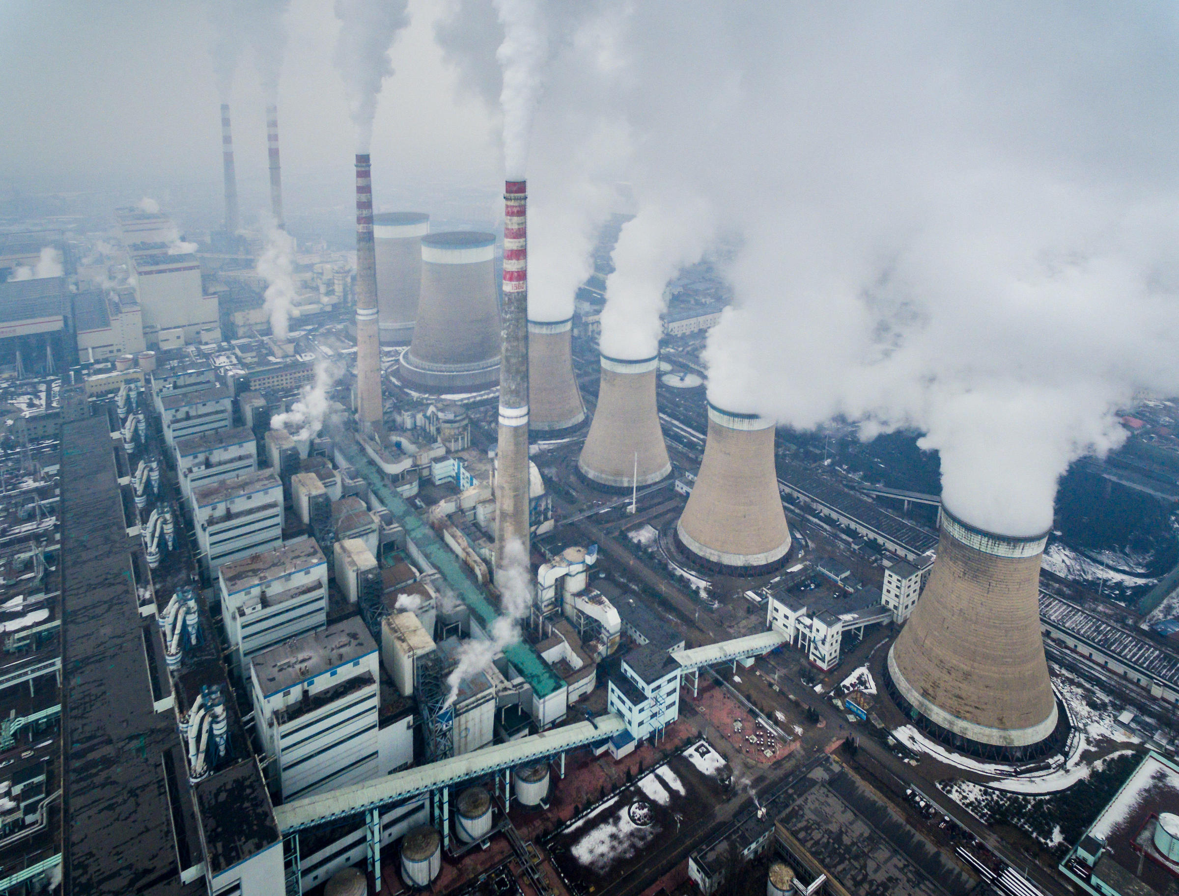 محطة كهرباء تعمل بالفحم في الصين