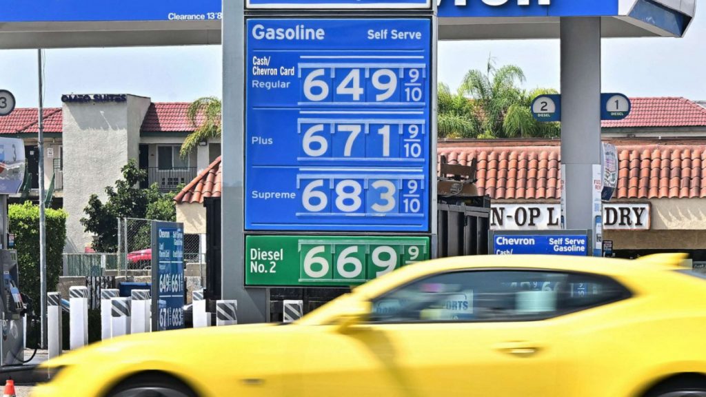 أسعار البنزين في كاليفورنيا