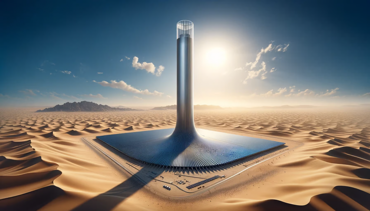 برج شمسي في السعودية