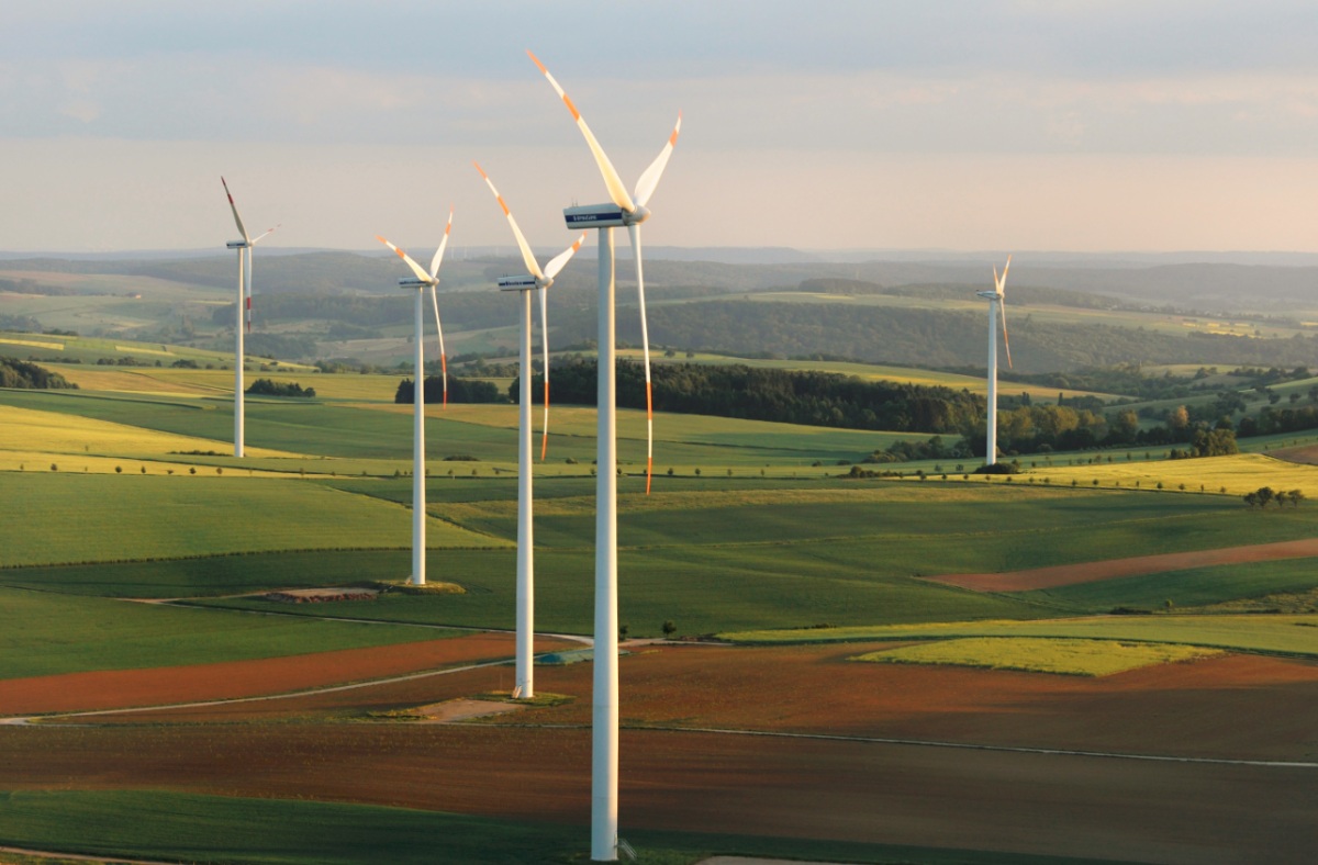 إحدى مزارع طاقة الرياح في ألمانيا