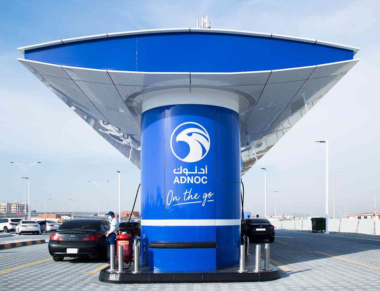 إحدى محطات شركة أدنوك الإماراتية