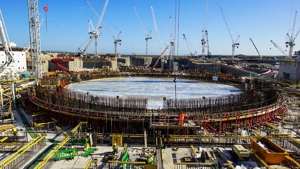 محطة طاقة نووية قيد البناء في بريطانيا 