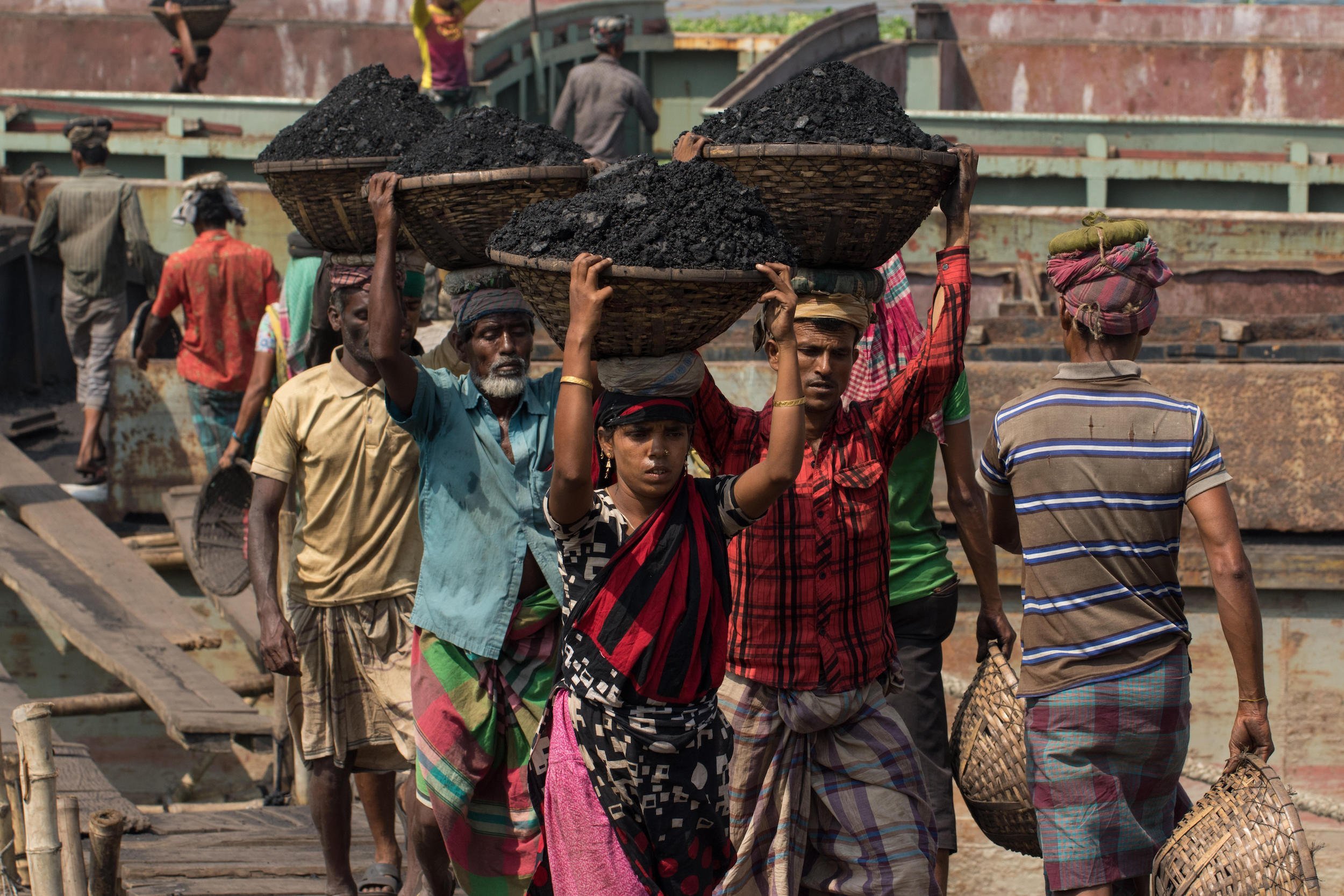 عمال مناجم الفحم في بنغلاديش