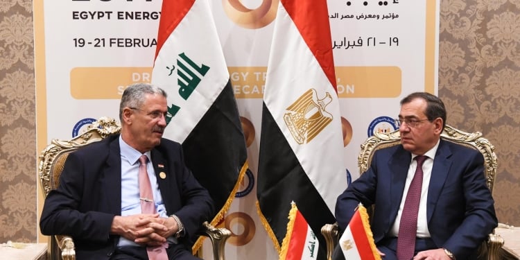 وزير النفط العراقي خلال مشاركته في فعاليات مؤتمر ومعرض مصر الدولى للطاقة إيجبس 2024 