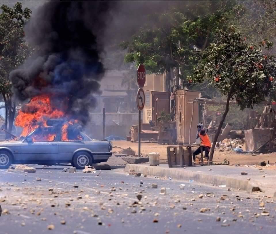 جانب من الاحتجاجات في السنغال