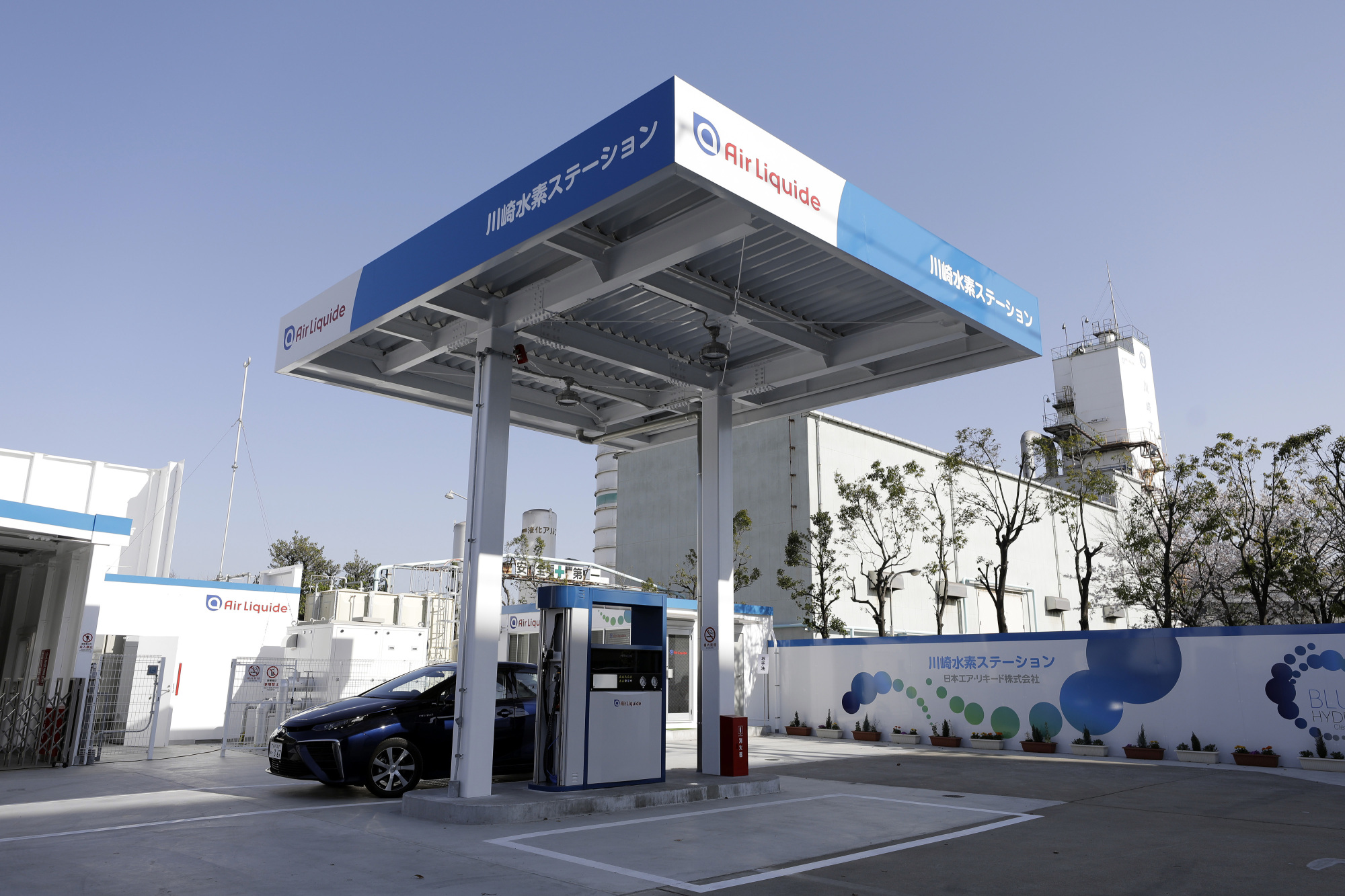 محطة للتزود بوقود الهيدروجين في اليابان