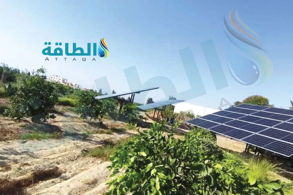 إحدى محطات الطاقة الشمسية في واحة المغرة المصرية