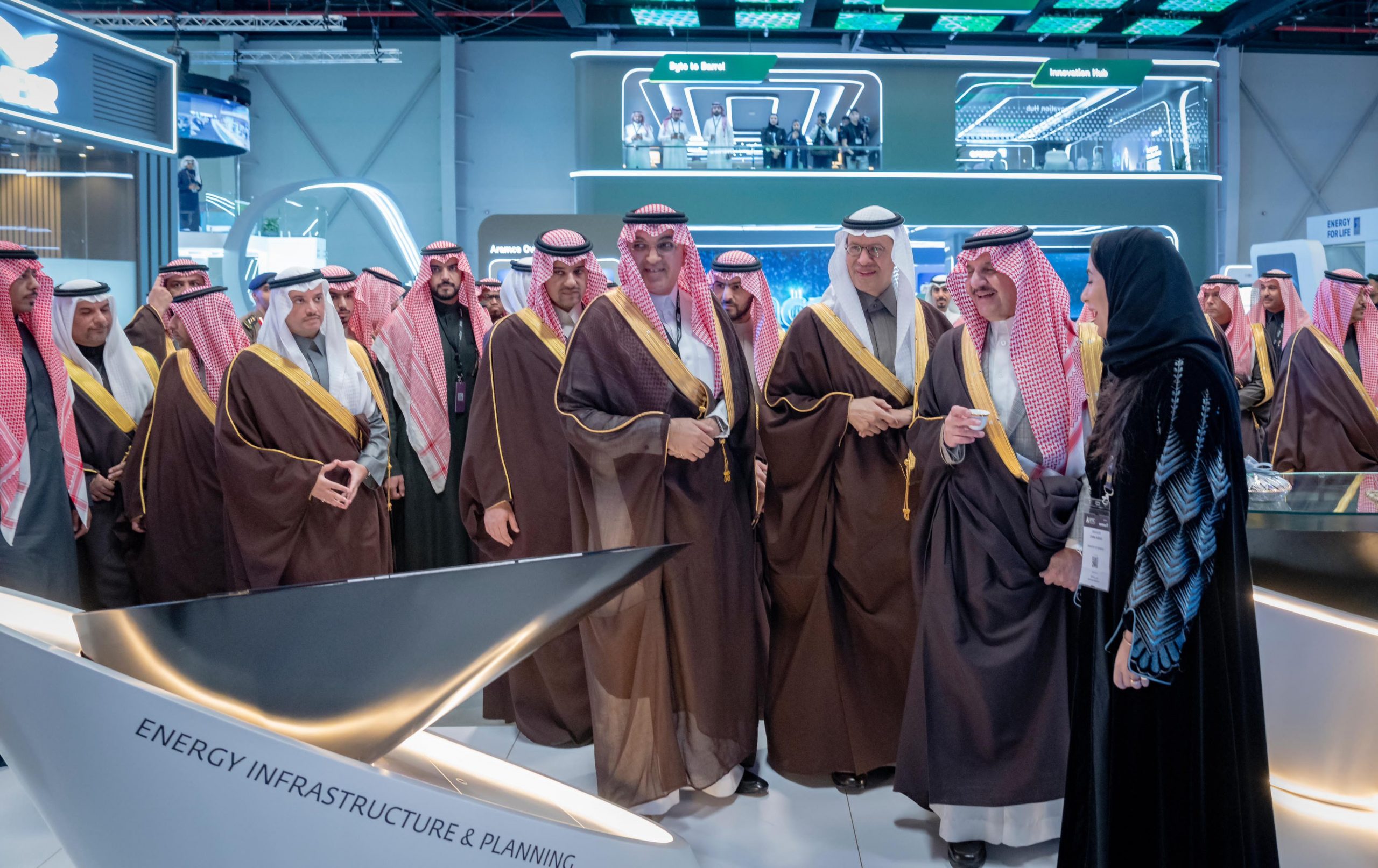 وزير الطاقة السعودي الأمير عبدالعزيز بن سلمان خلال افتتاح المؤتمر الدولي لتكنولوجيا البترول