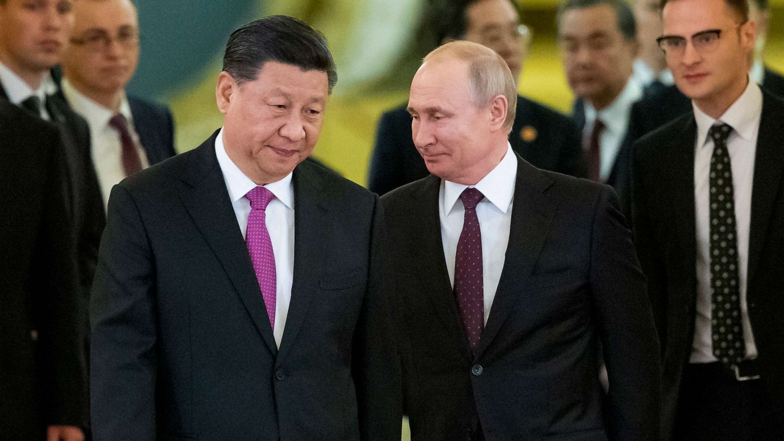 الرئيس الصيني في زيارته موسكو 20 مارس 2023