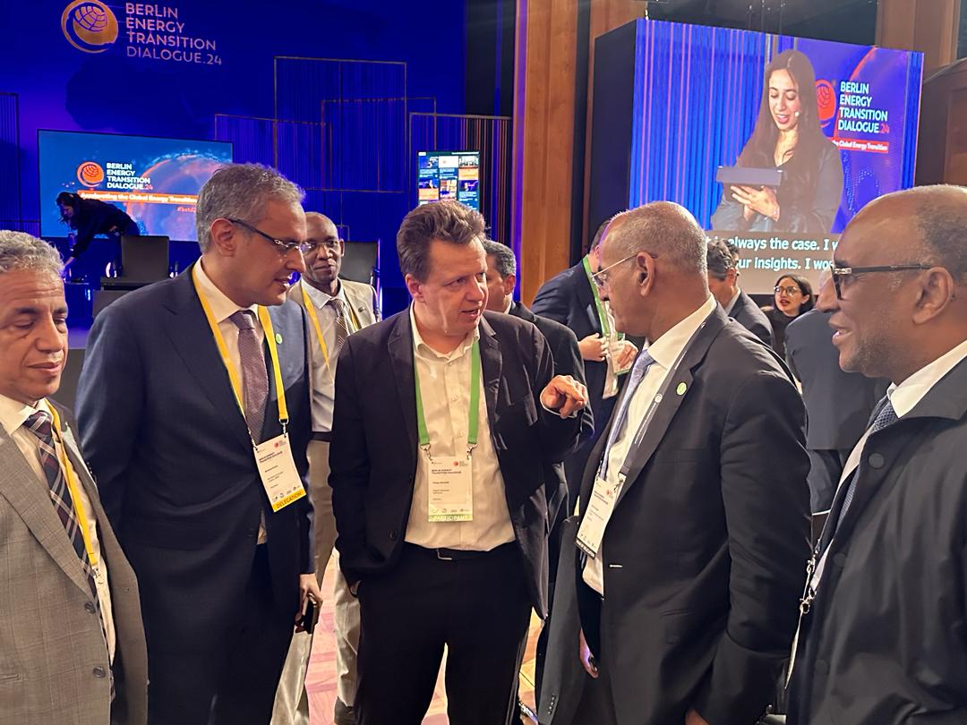 جانب من مشاركة وزير الطاقة الموريتاني في مؤتمر حوار برلين للتحول الطاقوي