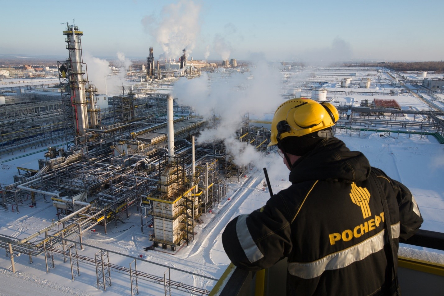 محطة لتكرير النفط بمدينة سامارا في روسيا 