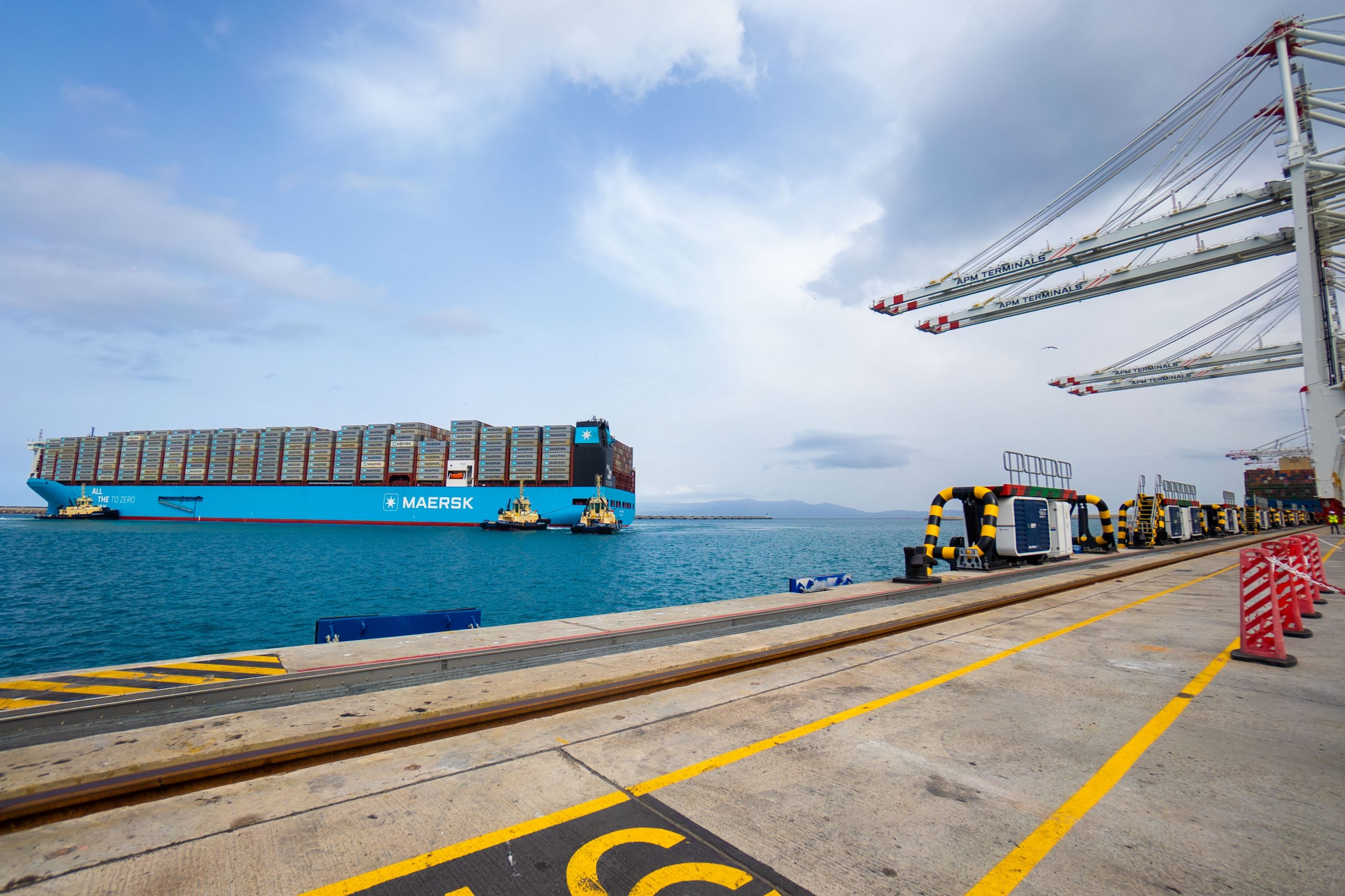 أكبر سفينة حاويات في العالم تعمل بالميثانول الأخضر