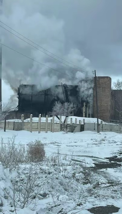 انفجار داخل محطة كهرباء تعمل بالفحم في روسيا