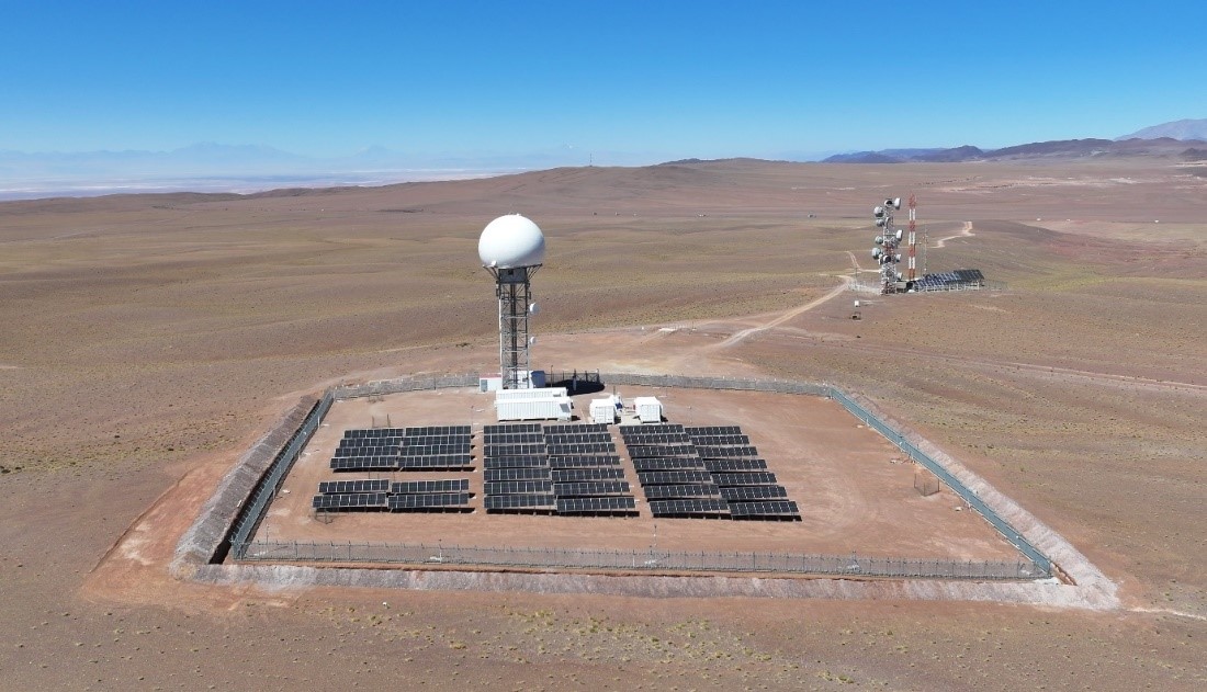 أول محطة مراقبة جوية بالطاقة الشمسية في العالم