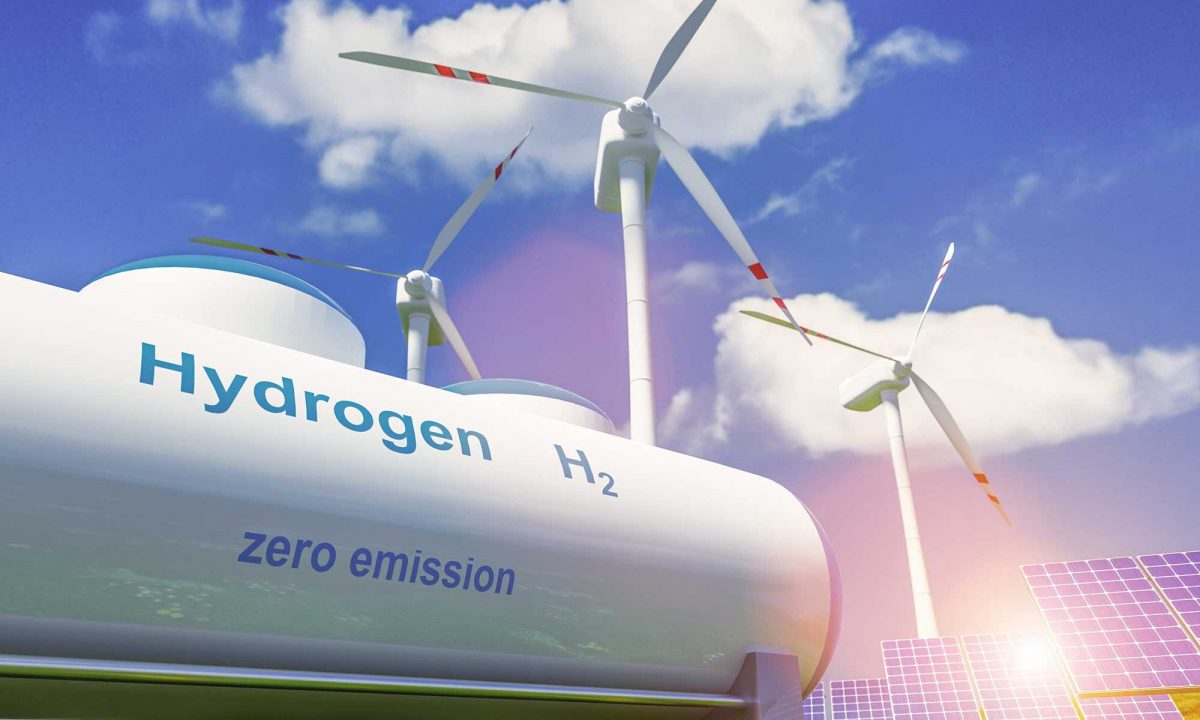 محطة إنتاج للهيدروجين الأخضر باستعمال طاقة الرياح 