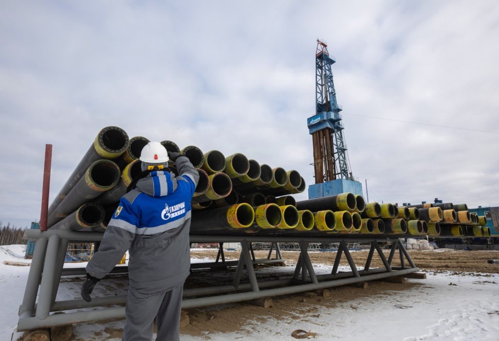 حقل غازبروم تشاياندينسكوي للنفط والغاز والمكثفات في منطقة لينسك بجمهورية ساخا الروسية