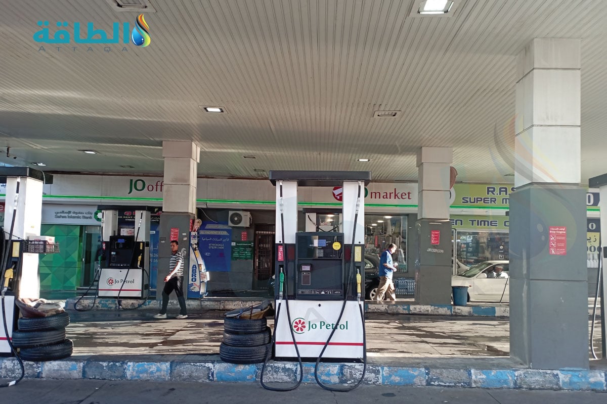 محطة وقود في الأردن