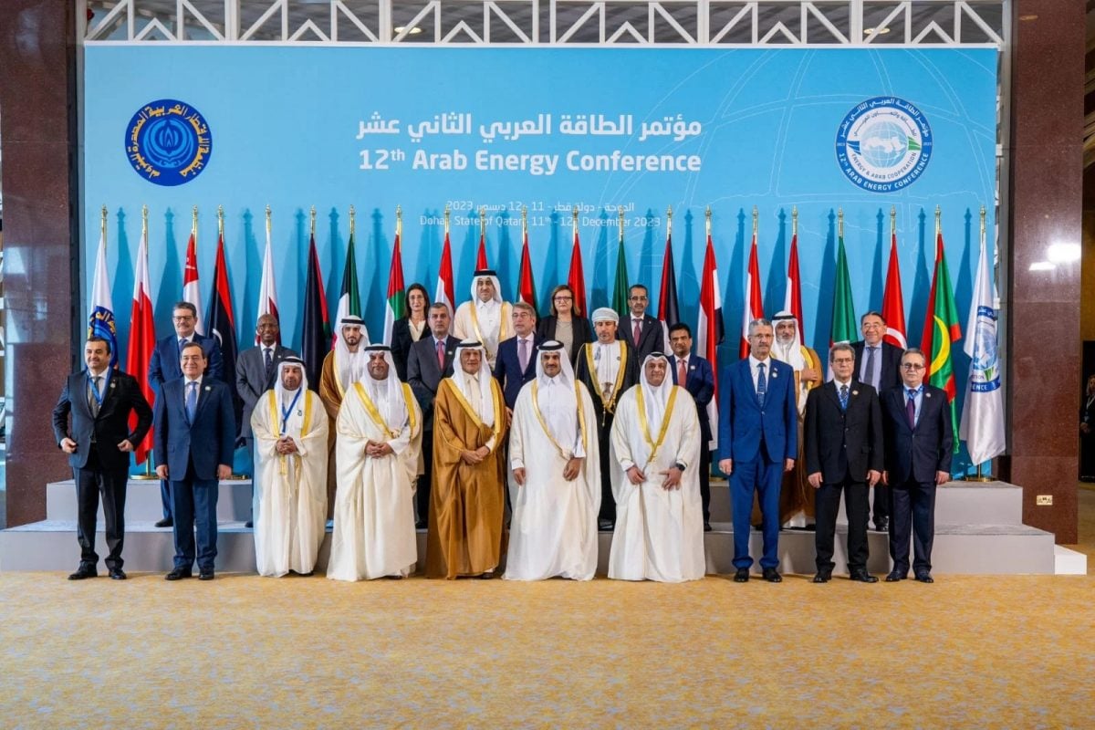 ختام فعاليات مؤتمر الطاقة العربي في العاصمة القطرية الدوحة (12 ديسمبر 2023)