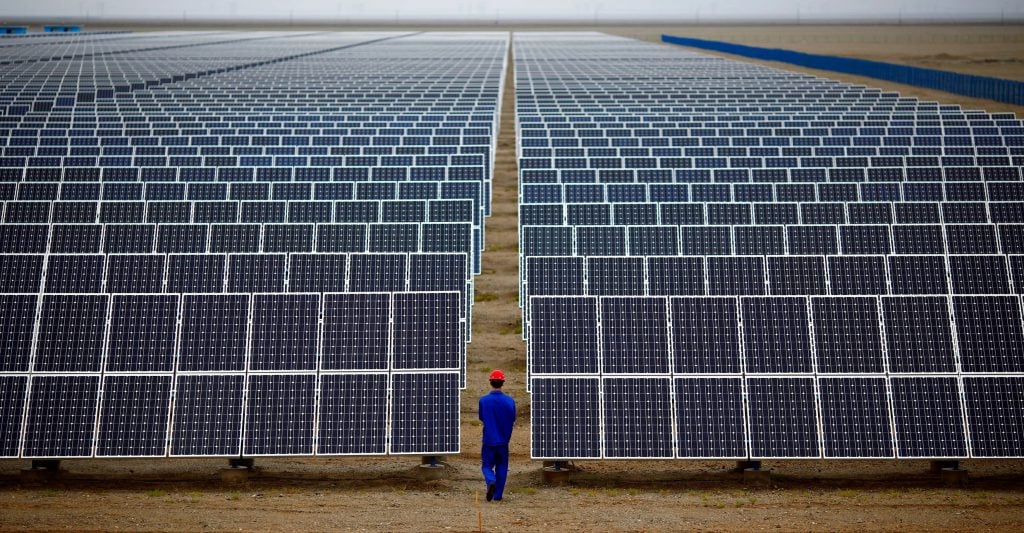 محطة طاقة شمسية في الصين