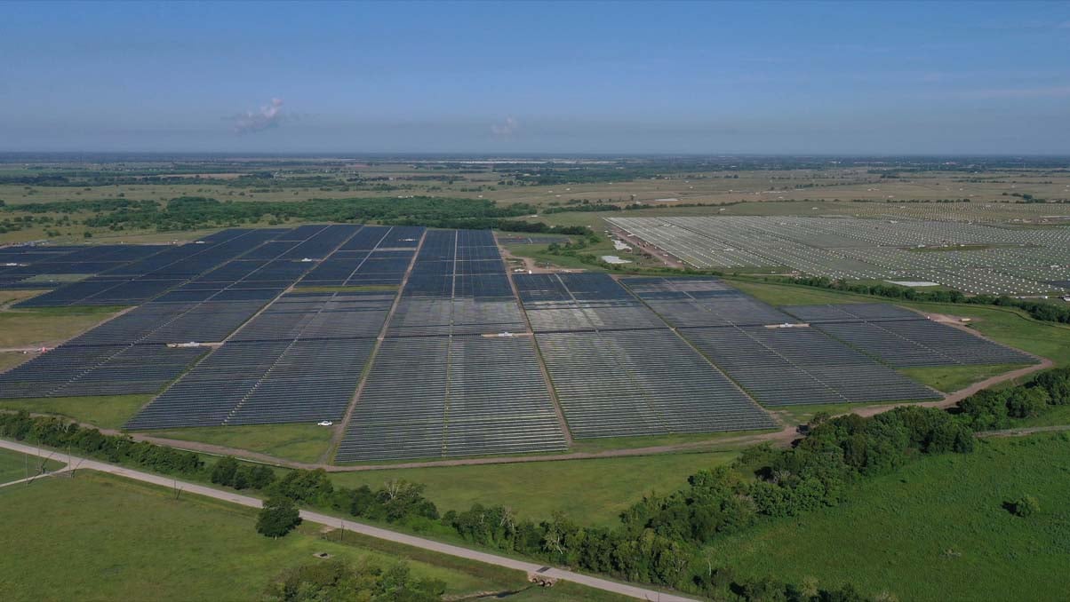 مزرعة شمسية في تكساس