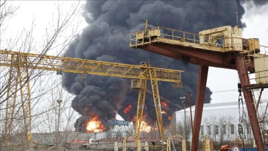 منشأة نفطية روسية تتعرّض لهجوم بمسيرة أوكرانية