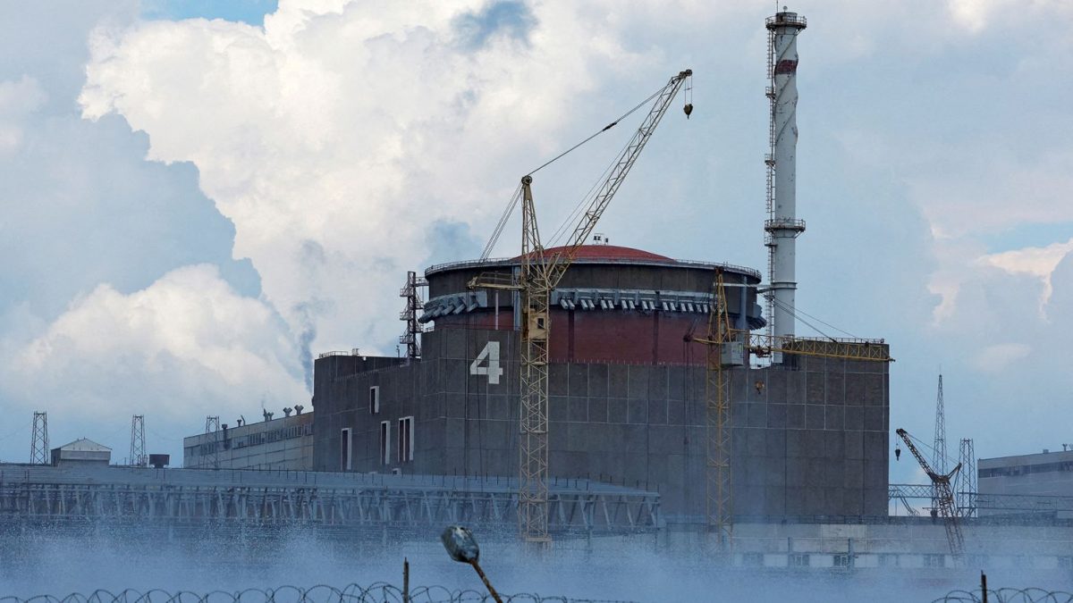 محطة زاباروجيا للطاقة النووية الأوكرانية الخاضعة للسيطرة الروسية