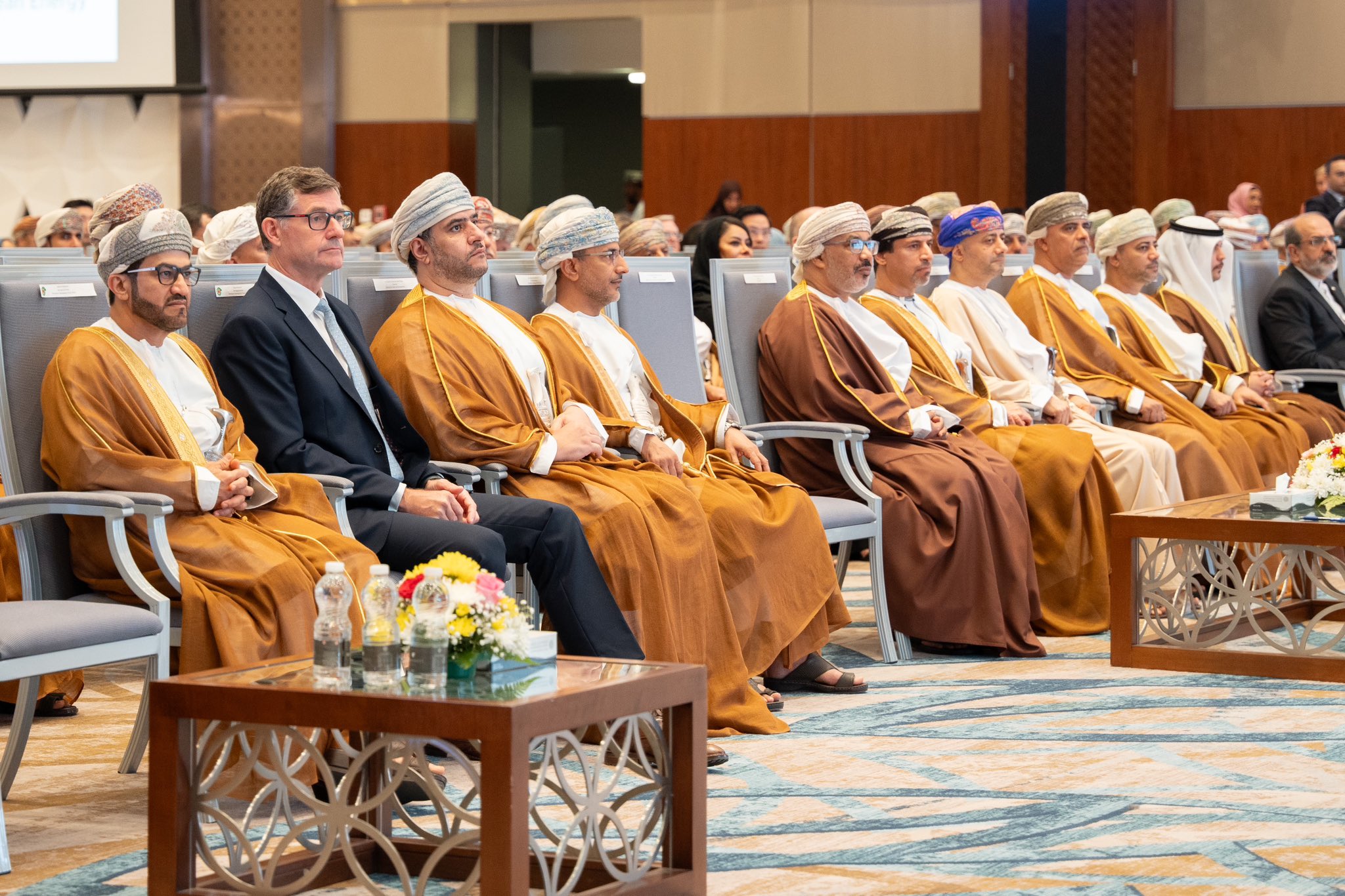 جانب من فعاليات مؤتمر ومعرض عمان للبترول والطاقة
