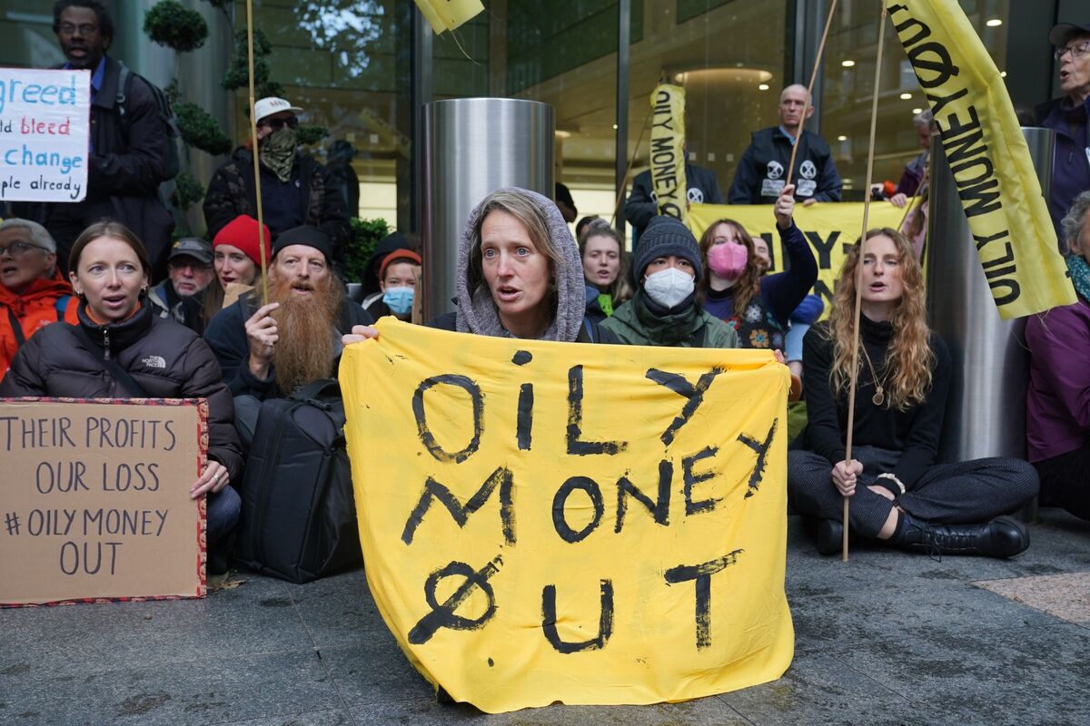 مظاهرات ضد الوقود الأحفوري في لندن