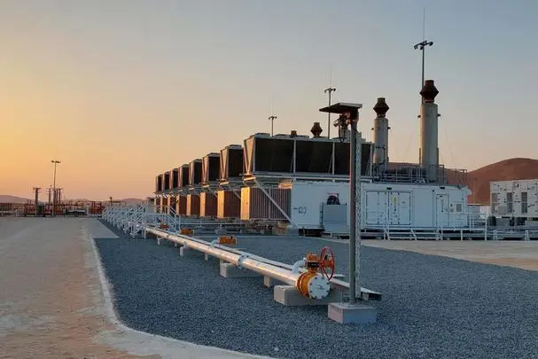 محطة كهرباء لتأمين احتياجات أحد مشروعات النفط في سلطنة عمان