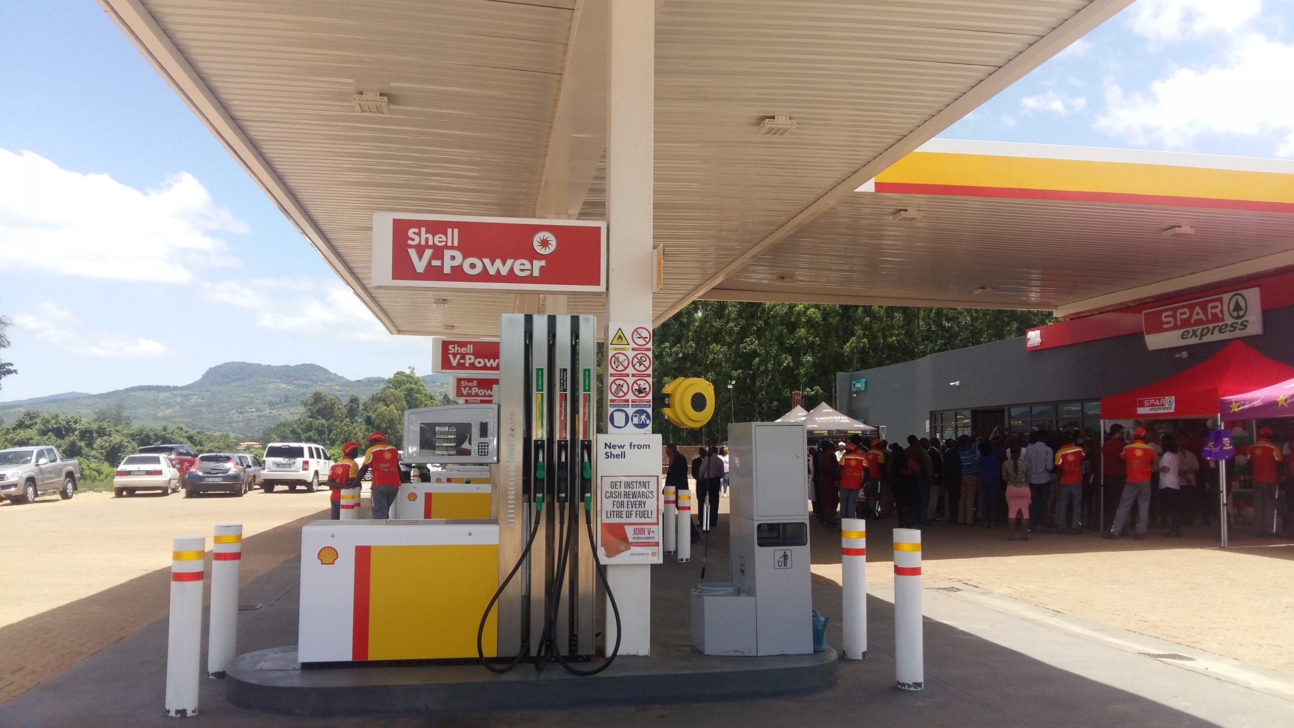محطة وقود تابعة لشل في جنوب أفريقيا
