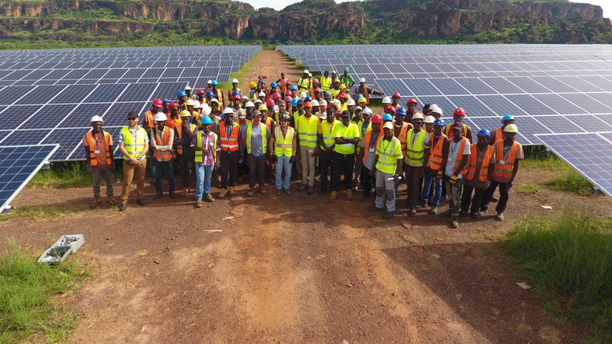 أكبر محطة شمسية في غرب أفريقيا