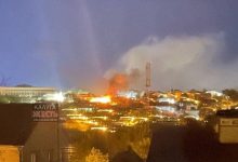 Photo of حريق مصفاة نفط روسية بعد استهدافها بطائرات مسيرة (فيديو)