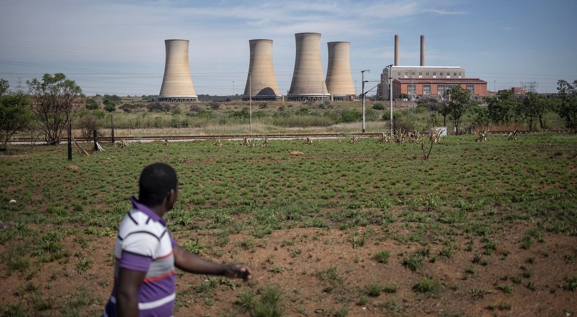 محطات الفحم في جنوب أفريقيا